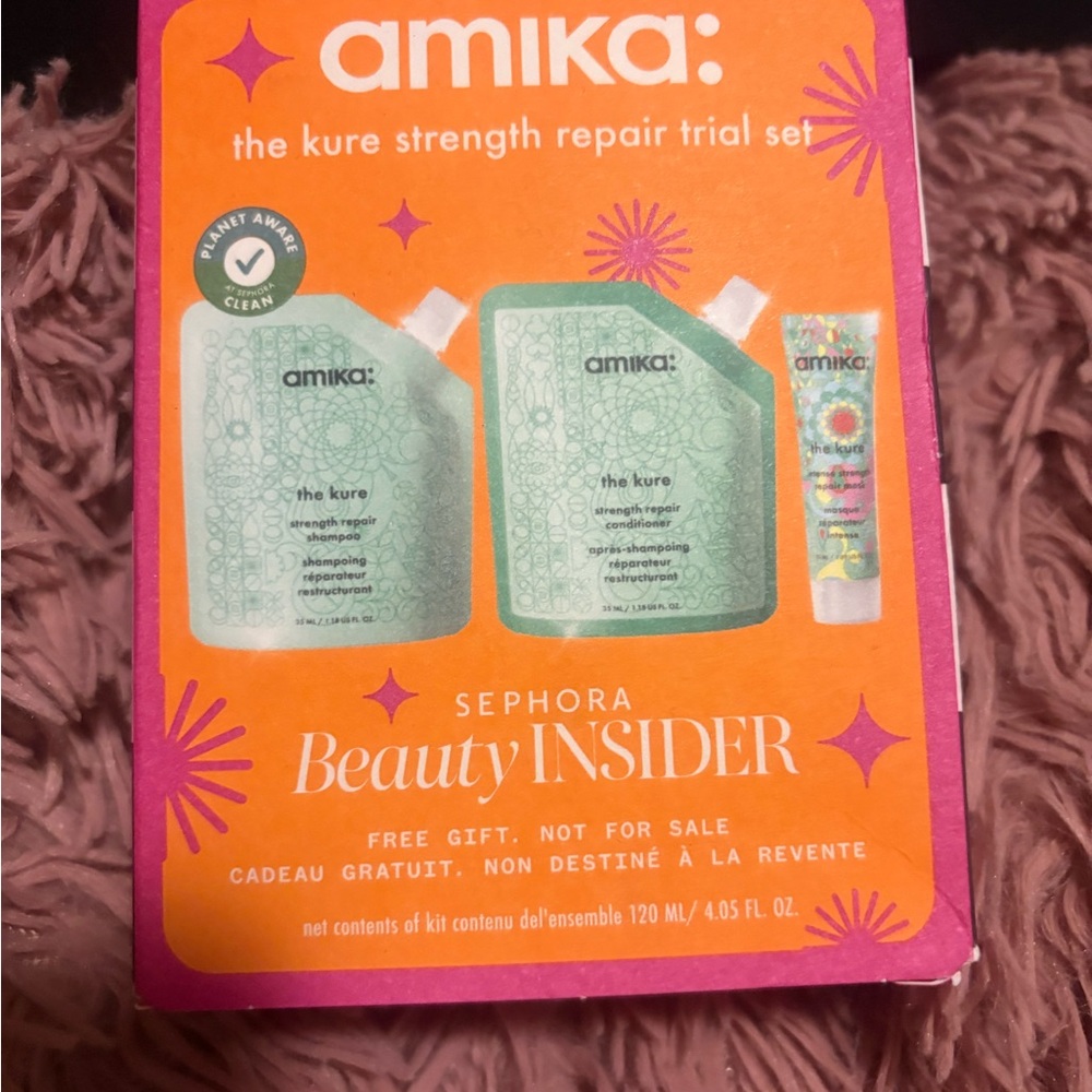 Amika The Kure Strength Repair Set - Orange and Mint